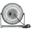 FANUS plastový stolový ventilátor s pripojením USB, sivá