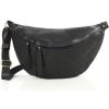 MARCO MAZZINI Kožená crossbody kabelka | čierna VS6f