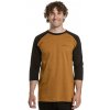 Meatfly Kennedy Raglan Gold Brown/Black XL
