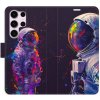 Flipové puzdro iSaprio - Neon Astronaut 02 - Samsung Galaxy S23 Ultra