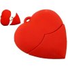 USB FLASH DISK 128 GB ČERVENÉ SRDCE LÁSKA LOVE YOU