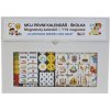 Kalendář magnetický, Školka 114ks magnetek v kartonu 45x32x1cm