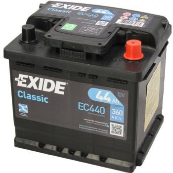 Exide Classic 12V 44Ah 360A EC440