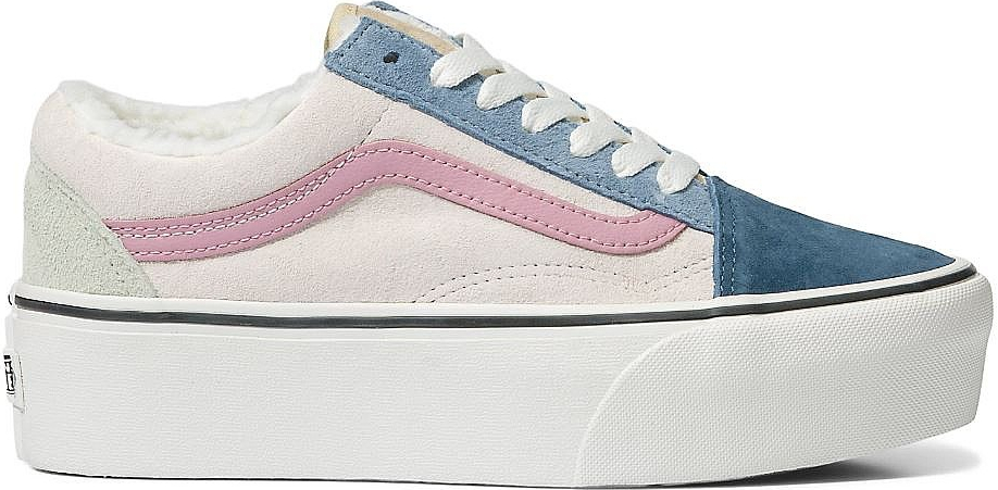 Vans Old Skool Stackform Pig Suede/Sherpa Multi Color