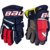 Rukavice Bauer Supreme M3 Jr Farba: navy modrá/červeno/biela, Veľkosť rukavice: 10