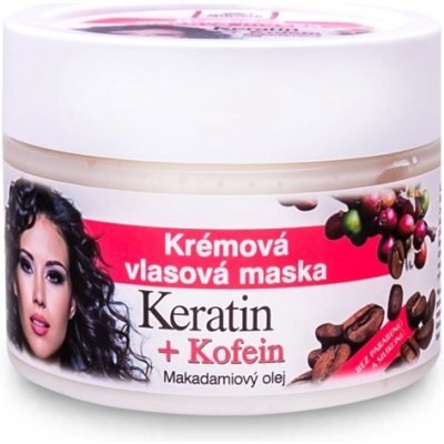 Bione Cosmetics - Krémová vlasová maska keratin + Kofein 260ml