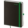 HELMA Diár BLACK GREEN týždenný B6 12x16,5cm 2026