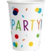 Amscan Papierové poháre - Konfety 250 ml