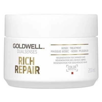 Goldwell Dualsenses Rich Repair 60sec Treatment - Maska pre suché a poškodené vlasy 500 ml