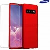 Púzdro Roybens 360 Full Body pre Samsung + tvrdené sklo - Červené Samsung: Galaxy A32 5G