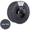 Tlačová struna (filament) C-TECH PREMIUM LINE, PETG, ocelová šedá, RAL7011, 1,75mm, 1kg 3DF-P-PETG1.75-7011