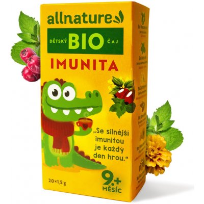 Allnature BIO Detský čaj Imunita, 20 x 1,5 g