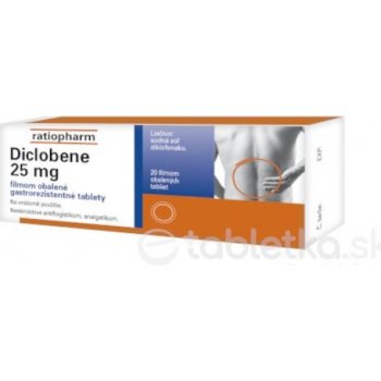 Diclobene 25 mg tbl.fle.20 x 25 mg