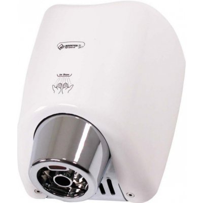 Sušič rúk teplovzdušný Jet Dryer BOOSTER, biely ABS plast, 8596220009326