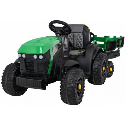 Mamido detský elektrický traktor s vlečkou a lopatkou zelená od 311,9 € -  Heureka.sk