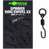 Korda Obratlík Spinner Ring Swivel XX veľ.11 10 ks