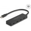 Delock Rozbočovač USB 10 Gbps, USB Type-C™, se 4 x zásuvkami USB Type-C™ černá 64322