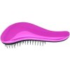 Detangler Metallic Pink rozčesávacia kefa na vlasy s rukoväťou