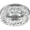 Emithor 71033 CRYSTAL downlight zápustné svietidlo GU10/50W, číry kryštál / chróm