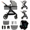 Kočík Kinderkraft Esme 3in1 Moonlight Grey + Mink Pro 2
