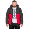 PitBull West Coast - pánska zimná bunda MOBLEY čierna a červená M