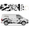 NÁLEPKA MOTÍV AUTO CAMPER HORY LES 94X364 cm