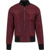 Pánska bomber bunda Urban Classics 2-Tone - tmavo vínová L