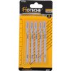 Plátky do priamočiarej píly na kov 100 mm/8 TPI 5-dielna sada HOTECHE HT620103