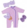 LullaBaby Dupačky pre bábiku fialové s doplnkami