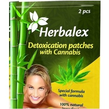 Herbalex detoxikačná náplasť s konopou 2 ks