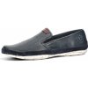 Bugatti pánske kožené mokasíny - tmavomodré - 41