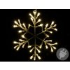 Nexos 42991 Vianočná LED dekorácia - snehová vločka - 30 cm teple biela