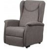 Autronic TV-1192 SIL2 TV kreslo ušiak + elektricky polohovnie, 2 motory, sivá látka