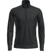 ICEBREAKER M 200 Oasis LS Half Zip BLACK - XL