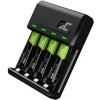 Green Cell GC VitalCharger set a 4x dobíjecí baterie AAA HR03 800mAh GRSETGC02