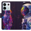 Flipové puzdro iSaprio - Neon Astronaut 02 - Xiaomi Redmi Note 13 Pro 5G / Poco X6 5G