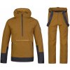 Pánský lyžařský komplet Patty FD Golden brown/anthracite XL + Slater FD Golden brown XL