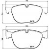 Sada brzdových platničiek kotúčovej brzdy BREMBO P 06 049