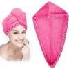 Jenifer BQ022 turban na mokré vlasy z mikrovlákna 62x20 cm ružová
