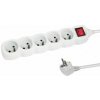 ESP Esperanza ELK215W prídavné napájanie 3 m 5 AC zásuvky/AC zásuviek Vnútorný Biela
