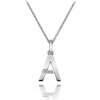 Hot Diamonds Strieborný prívesok Micro A Clasic DP401