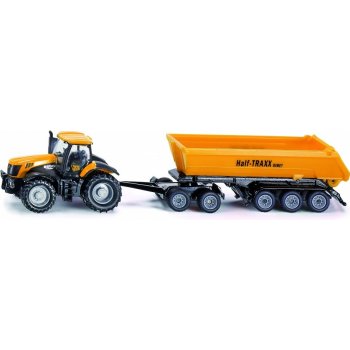 Siku Farmer Traktor se sklápěcím přívěsem 1:87