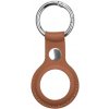 Puzdro na Apple AirTag Loco Dot Leather (Vegan) hnedé