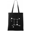 Súhvezdie - Gemini - Blíženci - Taška bavlnená - 42 x 38 cm ( Čierna )