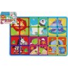 Teddies magnetické doskové zvieratá plast vo fólii 30 x 20 x 1 cm 12 ks v boxe