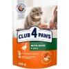 CLUB 4 PAWS cat Premium s kačacím mäsom v omáčke 85g