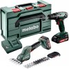 Metabo Metabo Combo AKU Set 2.2.5 18V: šroubovák BS 18 + nůžky na trávu SGS LTX Q, 2x2,0 Ah 685186000