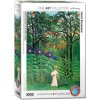 Puzzle 1000 Woman in an Exotic Forest by Henri Rousseau 6000-5608