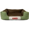 Verk 19502 Psie lôžko veľkosť M, 70 x 55 x 18 cm, hnedo-zelená