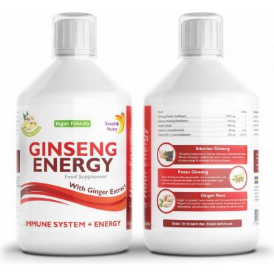 Swedish Nutra Ginseng Energy 500 ml